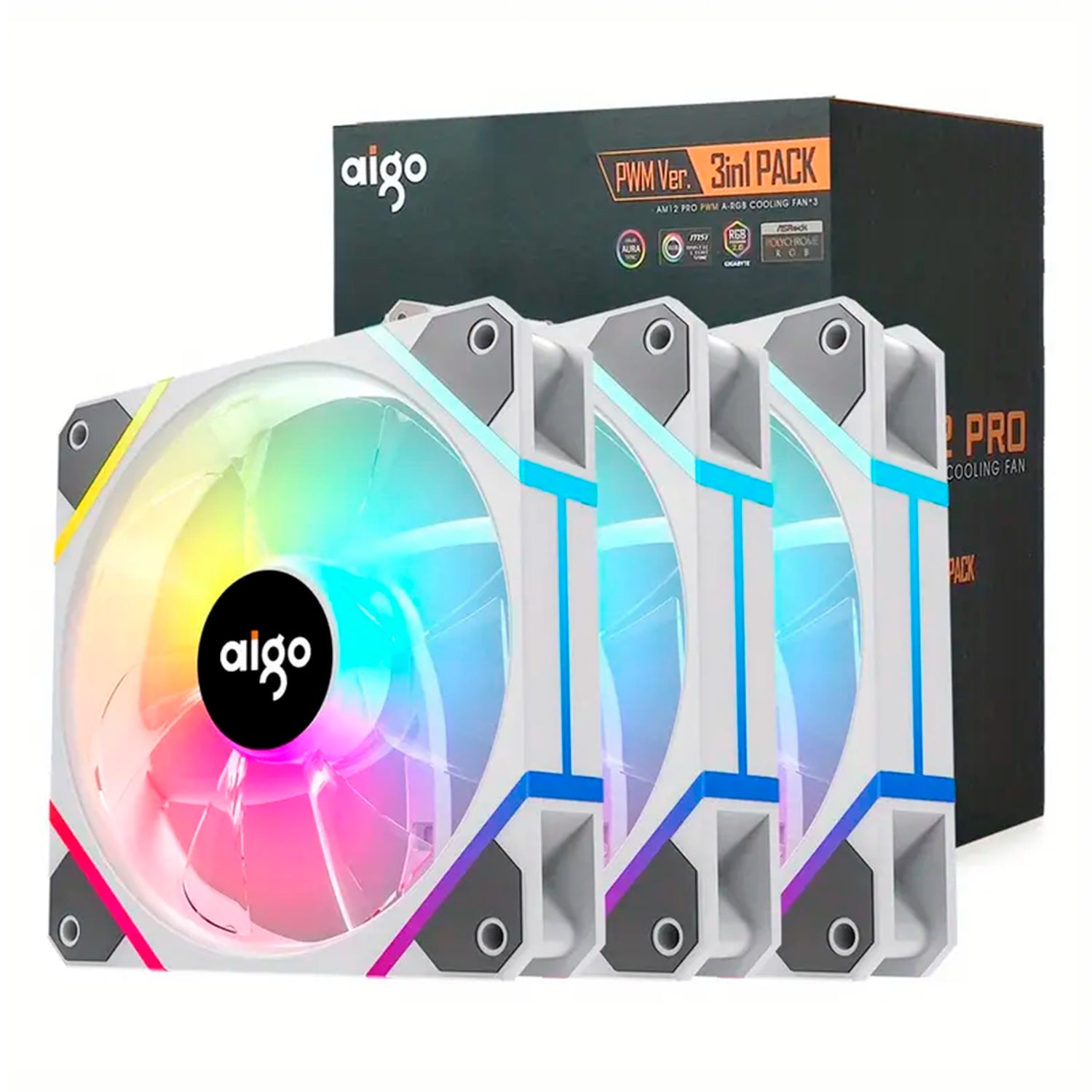 Darkflash Case Fan AM12 Pro Black 5 in 1 Darkflash Case Fan AM12 Pro Black 5 in 1